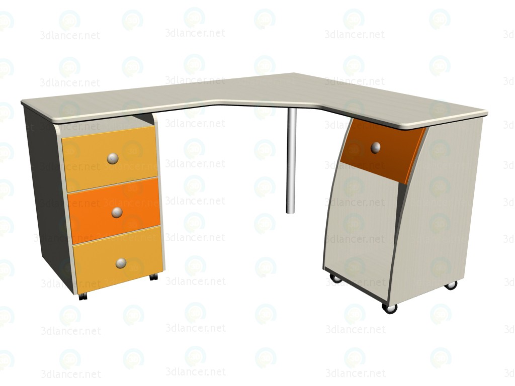 3d model Mesa de trabajo LC-412 - vista previa