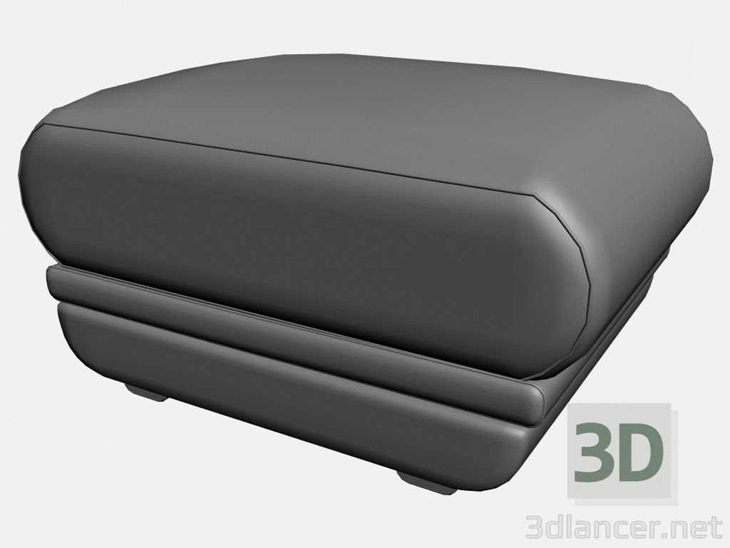 modèle 3D Pouf Plimut - preview