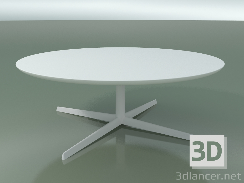 modello 3D Tavolino rotondo 0770 (H 35 - P 100 cm, F01, V12) - anteprima