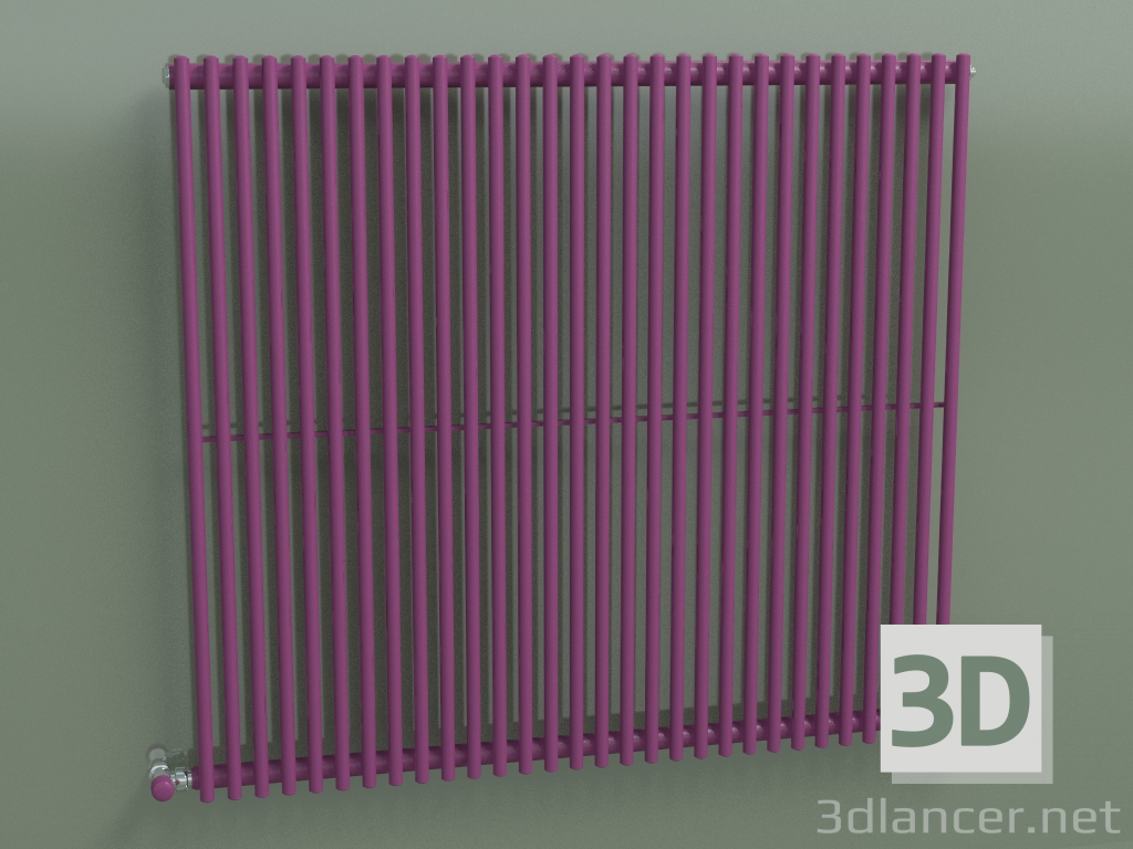 3 डी मॉडल रेडिएटर ऊर्ध्वाधर ARPA 1 (920 30EL, परिवहन बैंगनी RAL 4006) - पूर्वावलोकन
