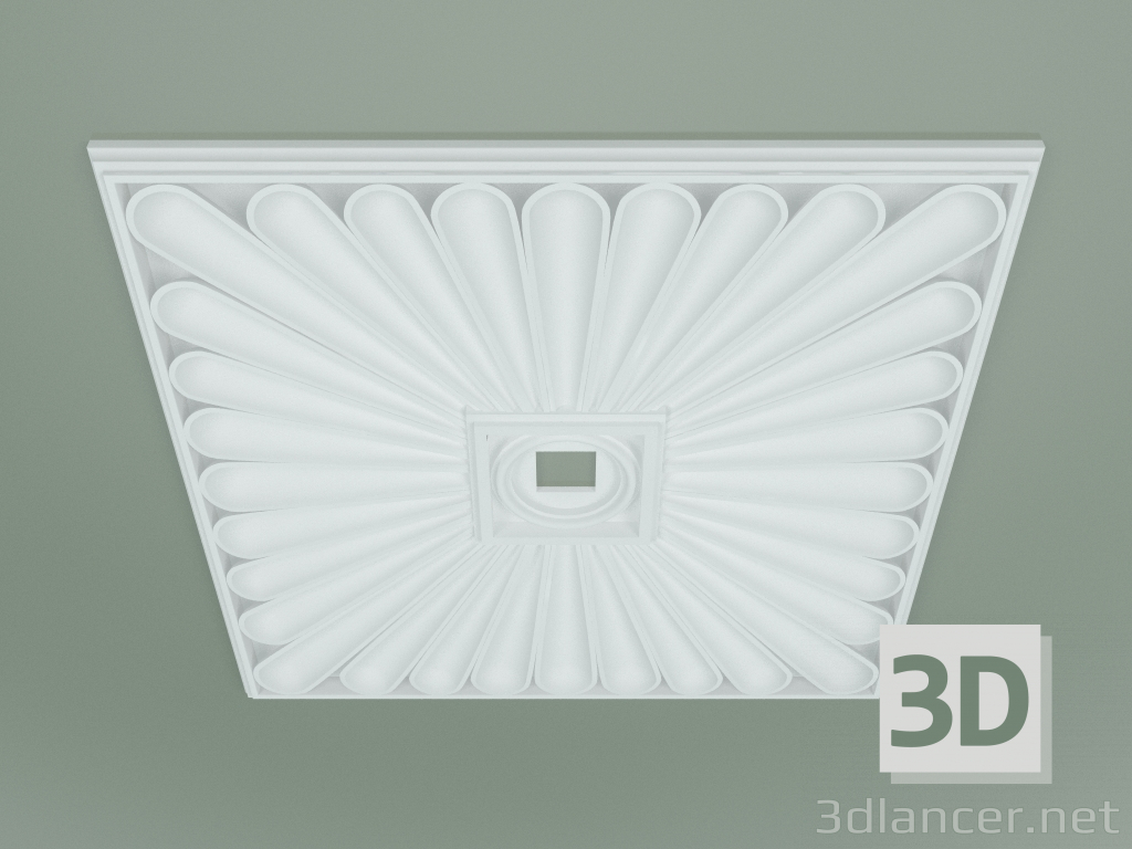 3d model Rosette with ornament RW050 - preview