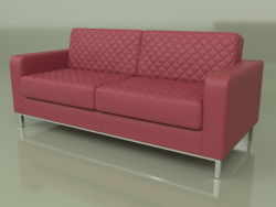 Тримісний диван Бентлі (Red leather)