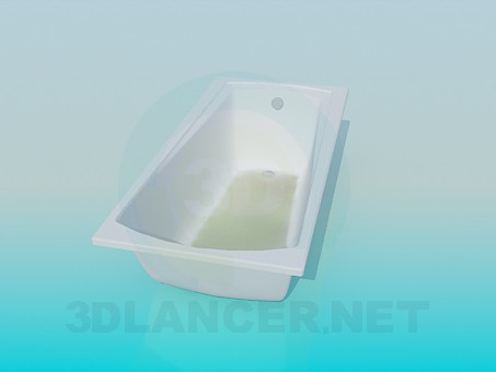 3d model A trapezoidal bath | 7122 | 3dlancer.net