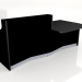 3d model Reception desk Alpa ALP21L (2456x1200) - preview