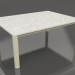 modèle 3D Table basse 70×94 (Or, DEKTON Sirocco) - preview