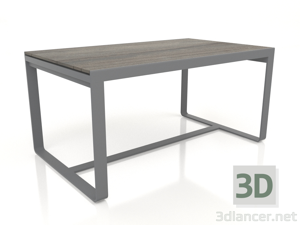 modello 3D Tavolo da pranzo 150 (DEKTON Radio, Antracite) - anteprima