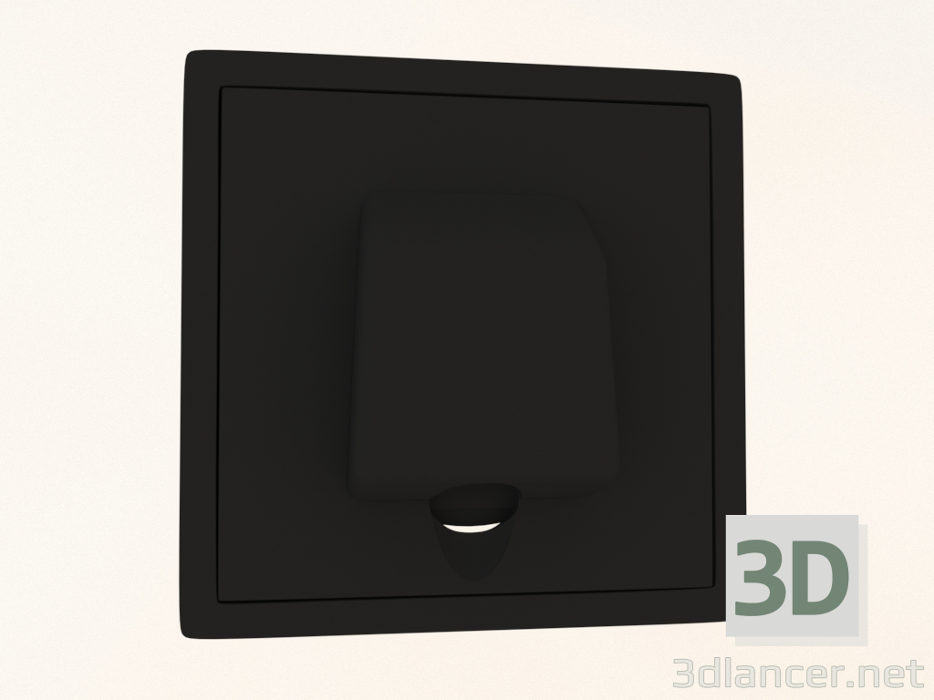 3d model Cable outlet (matte carbon, DA87130) R98 - preview