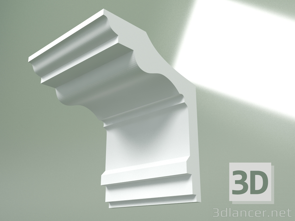 3D Modell Gipsgesims (Deckensockel) KT395 - Vorschau
