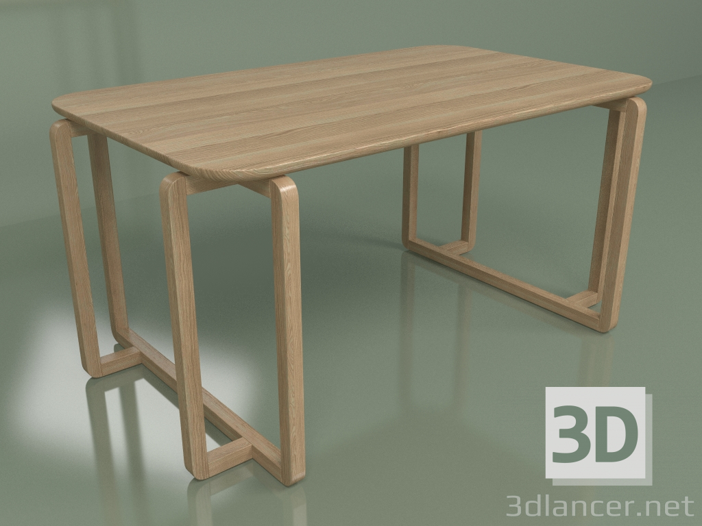 modello 3D Tavolo da pranzo Diox (frassino naturale) - anteprima