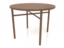 Tavolo da pranzo (estremità dritta) (opzione 1, P=1000x750, legno marrone chiaro)