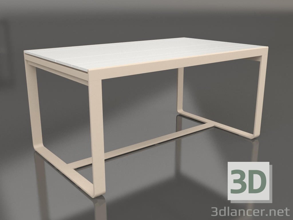modello 3D Tavolo da pranzo 150 (DEKTON Zenith, Sabbia) - anteprima