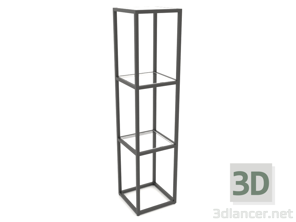 3d model Square rack (GLASS, 30x30x128) - preview