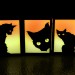3D Modell Lampe Deko Katzen auf Halloween - Vorschau