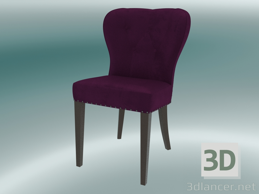 Modelo 3d Cadeira Catherine (Lilás) - preview