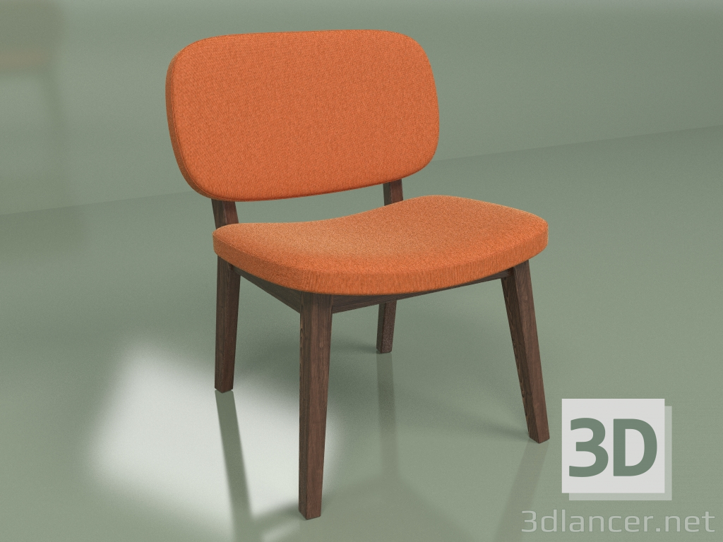 3D Modell Hester-Stuhl breit - Vorschau