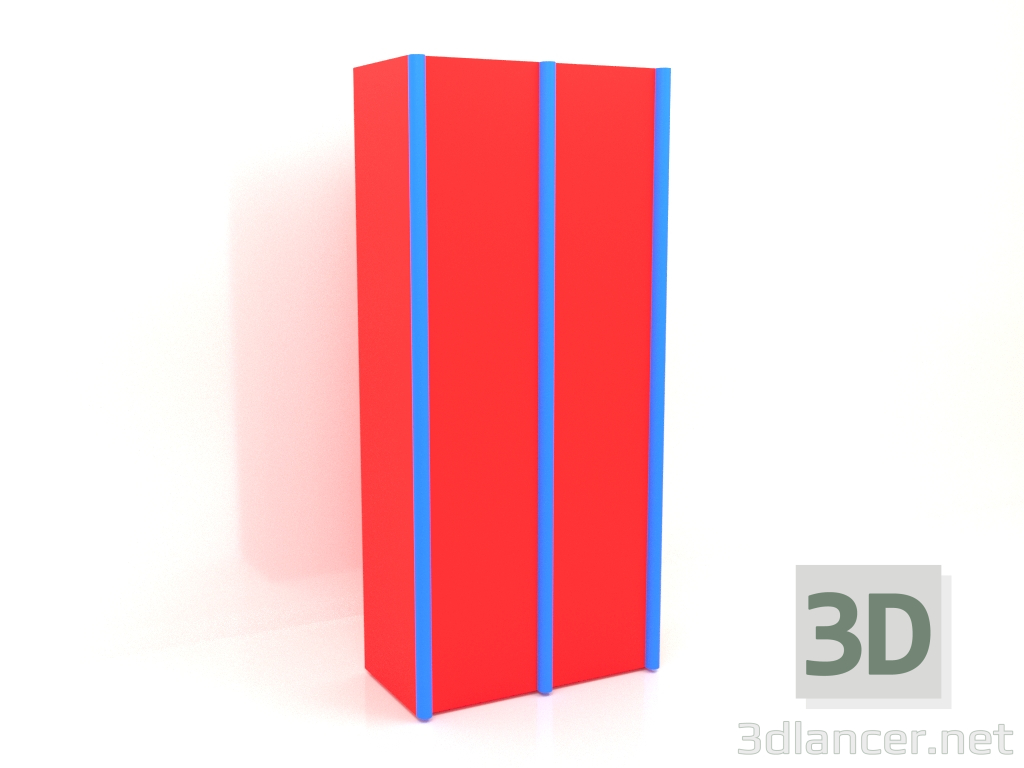 3 डी मॉडल अलमारी मेगावाट 05 पेंट (1260x667x2818, विकल्प 1) - पूर्वावलोकन