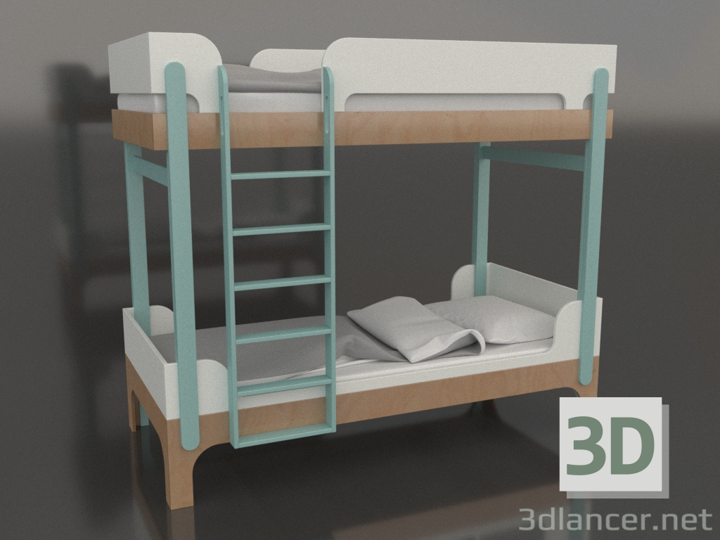 3 डी मॉडल चारपाई बिस्तर ट्यून क्यू (UTTQA2) - पूर्वावलोकन