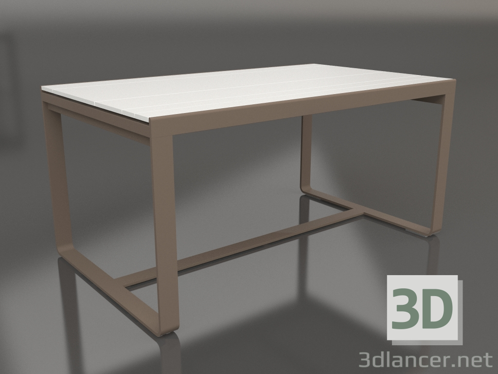 modello 3D Tavolo da pranzo 150 (DEKTON Zenith, Bronzo) - anteprima