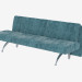 3D modeli Sofa tezgahı çift kişilik modern - önizleme
