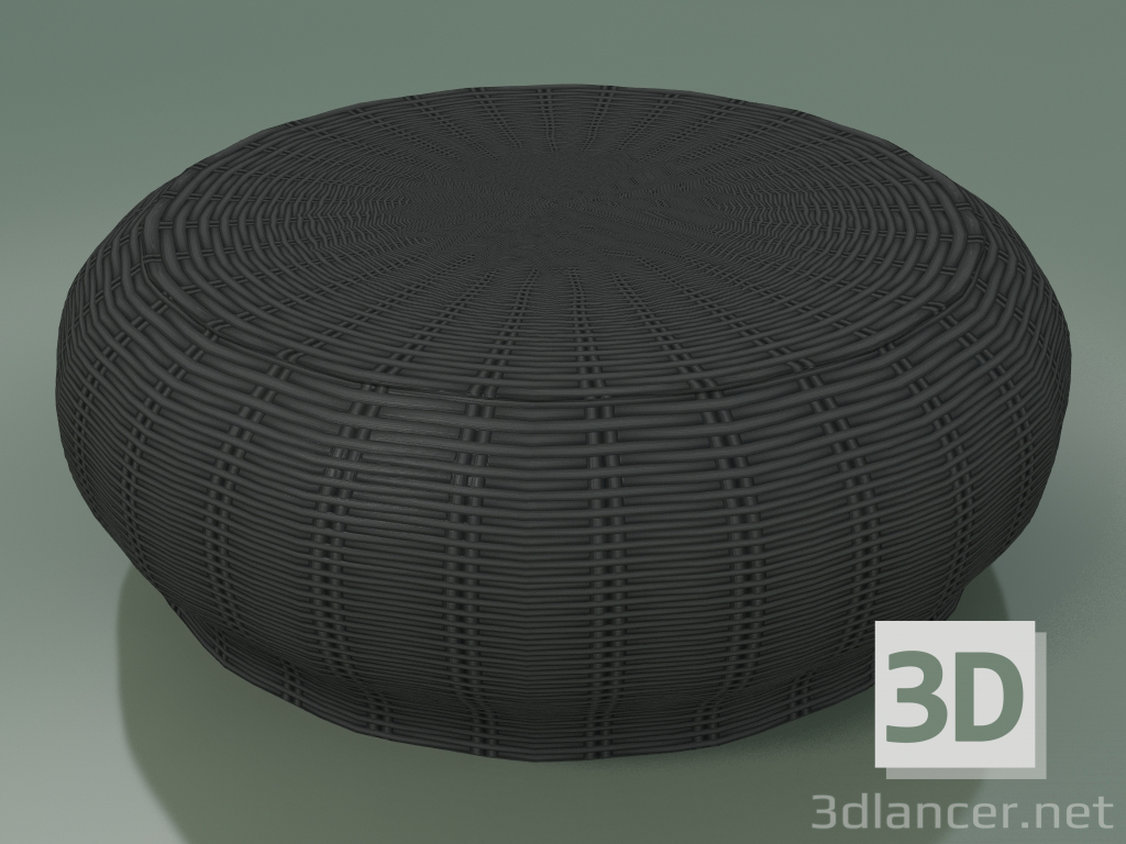 modello 3D Tavolino, pouf (Bolla 15, grigio) - anteprima