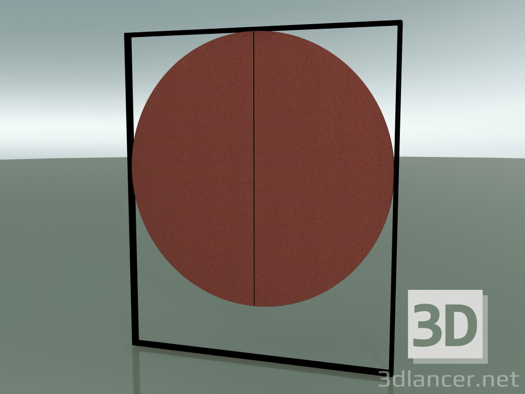 3D modeli Bağımsız Geniş Yuvarlak Panel 5105 (V39) - önizleme