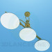 3d model Chandelier with ceramic ceiling paintings - preview