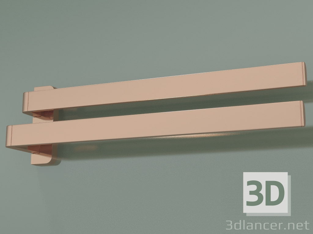 3 डी मॉडल डबल तौलिया धारक (42821300) - पूर्वावलोकन