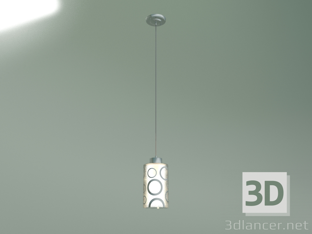 modello 3D Lampada a sospensione 50000-1 (cromo) - anteprima