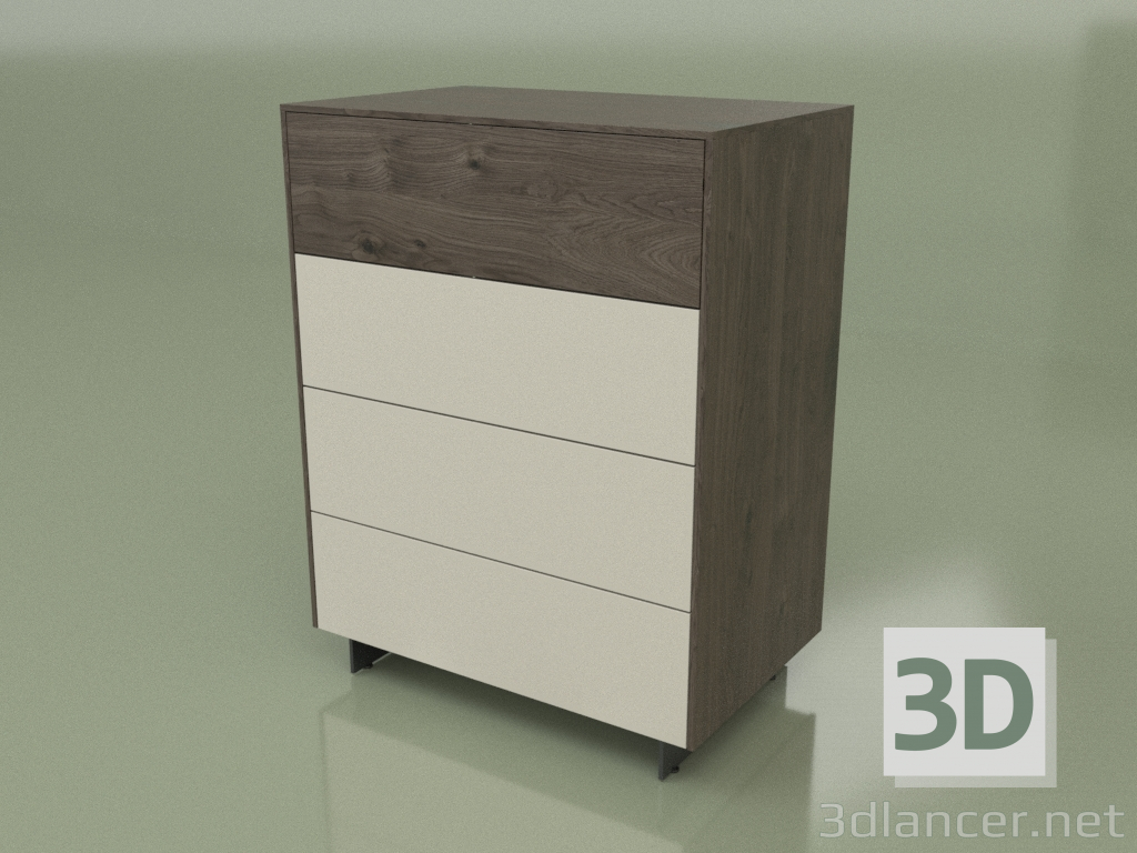 3d model Chest of drawers CN 300 (Mocha, Ash) - preview