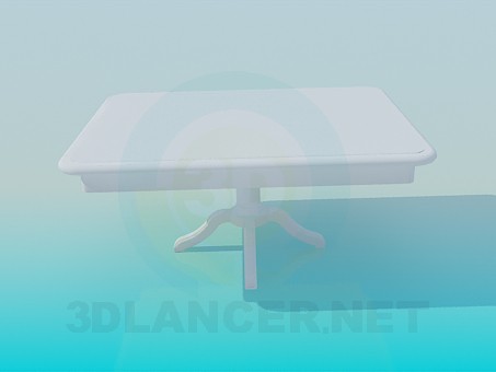 3D Modell Esstisch - Vorschau