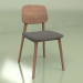 3D modeli Sandalye Luus (ceviz, koyu gri) - önizleme