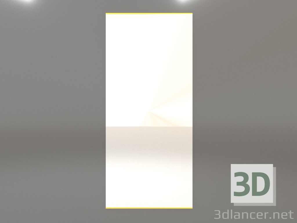 3D Modell Spiegel ZL 01 (800х1800, leuchtend gelb) - Vorschau
