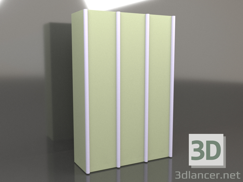 3D modeli Gardırop MW 05 boya (1863x667x2818, seçenek 1) - önizleme