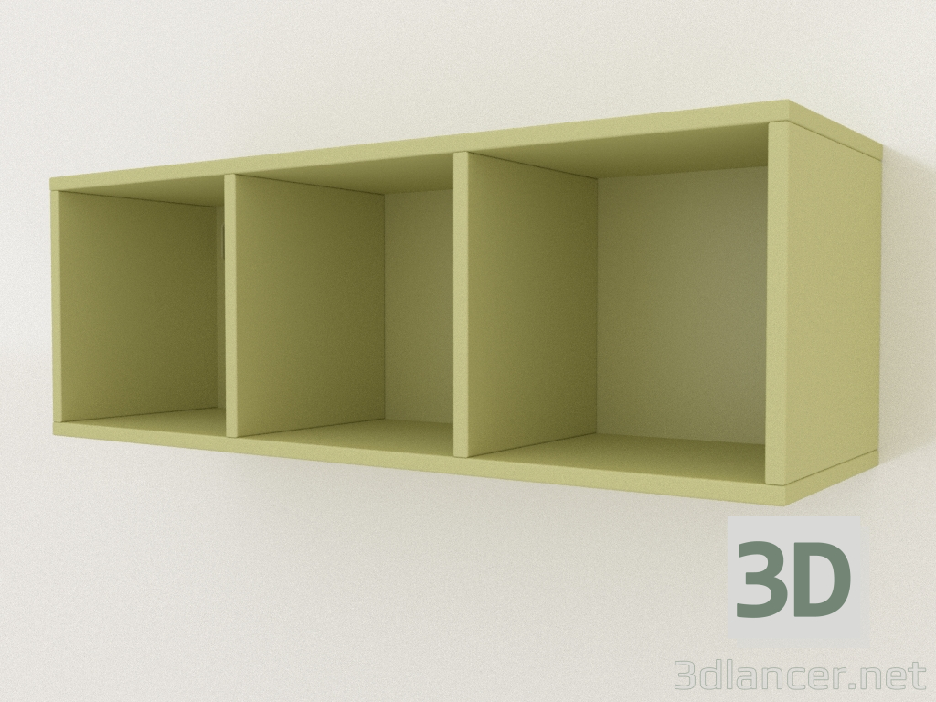 3D Modell Bücherregal-MODUS U (PDDUA2) - Vorschau