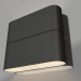 modello 3D Lampada SP-WALL-FLAT-S110x90-2x3W Warm3000 (GR, 120 gradi, 230V) - anteprima