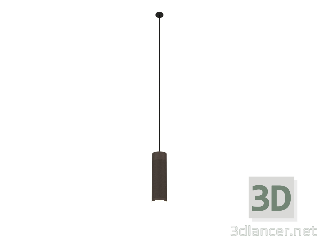 3d model Pendant lamp Patrone (brown brass) - preview