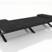 3d model CAMP bench - preview