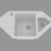 modèle 3D évier de cuisine Reflex (ZUX 761B) - preview