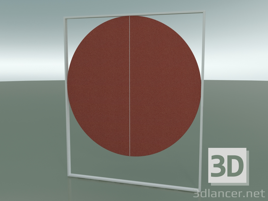 3D modeli Bağımsız Geniş Yuvarlak Panel 5105 (V12) - önizleme