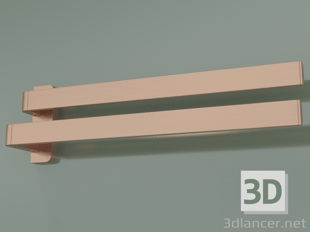 3 डी मॉडल डबल तौलिया धारक (42821310) - पूर्वावलोकन