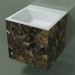 3D modeli Duvara monte lavabo (02R123302, Emperador M06, L 48, P 48, H 48 cm) - önizleme