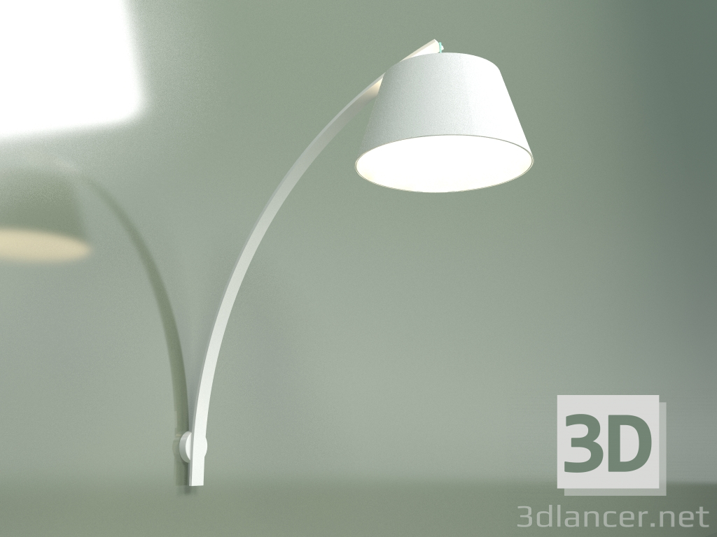 3D modeli Duvar lambası Arc KD (beyaz) - önizleme