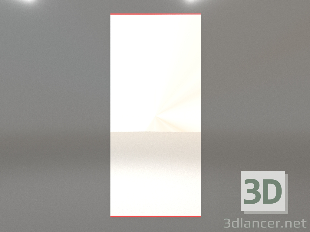 3D modeli Ayna ZL 01 (800х1800, parlak turuncu) - önizleme