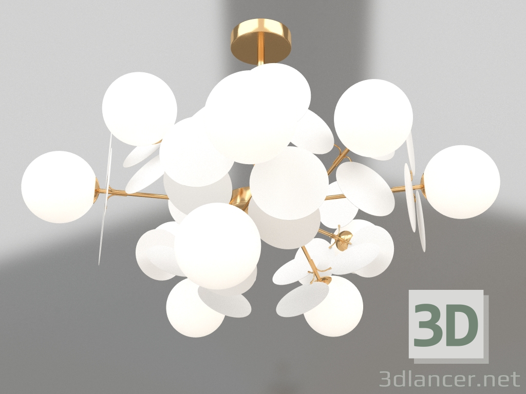 modello 3D Ciondolo Matthias bianco (074160-10.33(01)) - anteprima