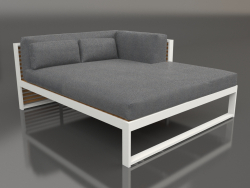 XL modular sofa, section 2 right, artificial wood (Agate gray)