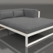 3d model XL modular sofa, section 2 right, artificial wood (Agate gray) - preview