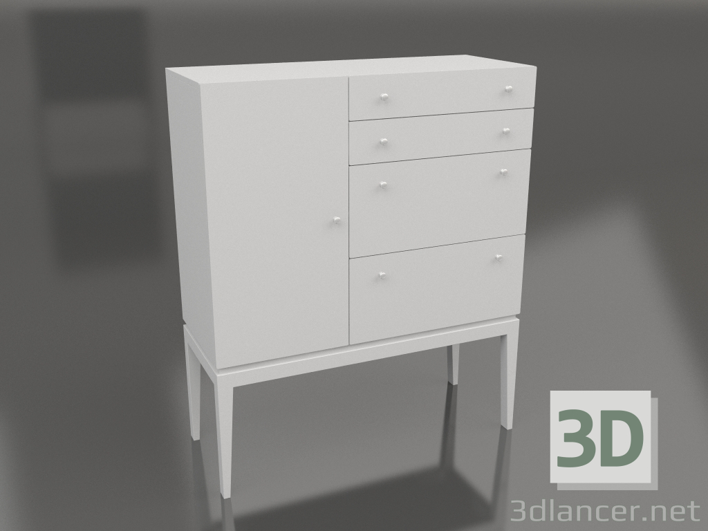 modèle 3D Grande commode statique (option 10) - preview
