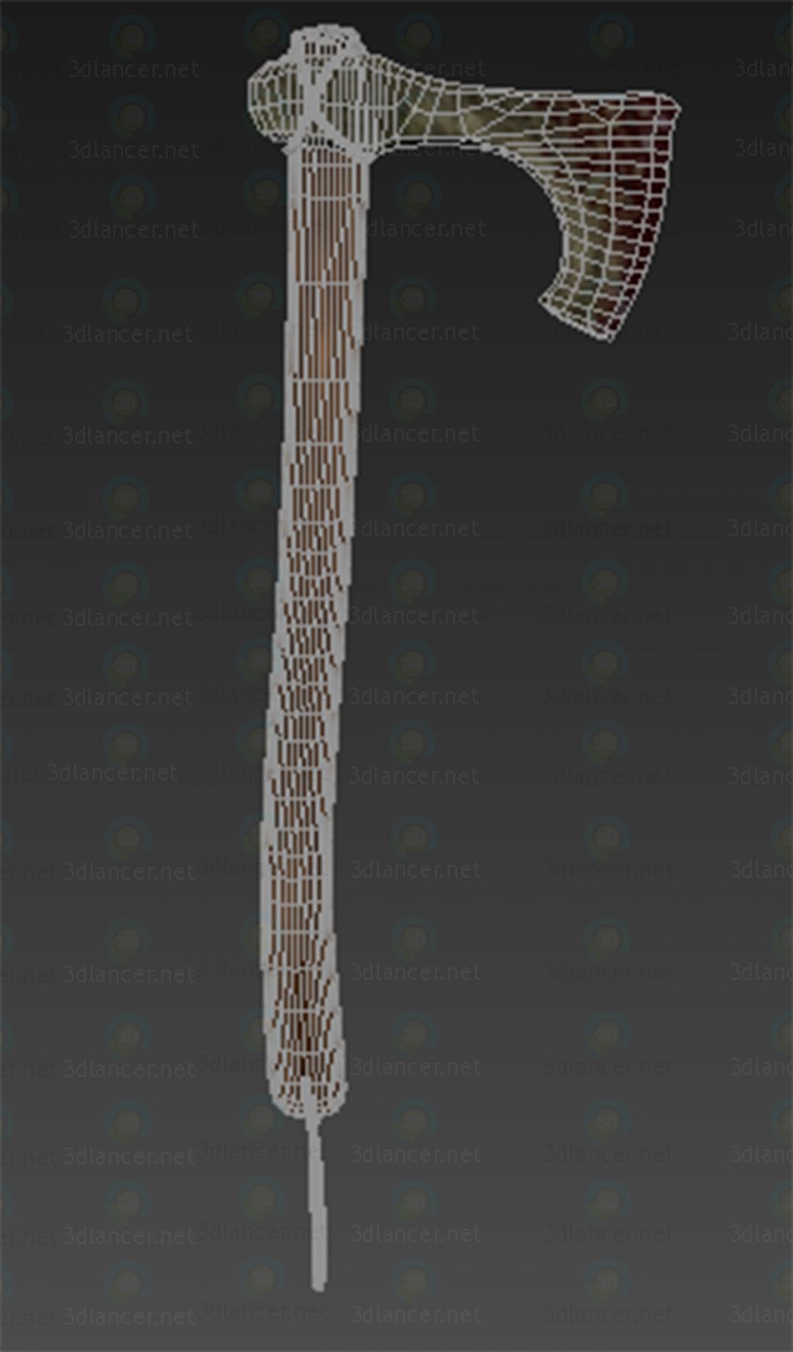 3d Axe model buy - render 3d Axe model buy - render