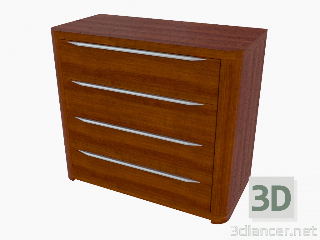 3d model Chest of drawers (5882-44) - preview