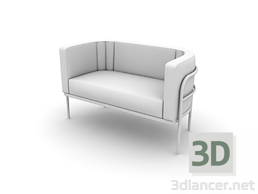 modèle 3D Un canapé - preview
